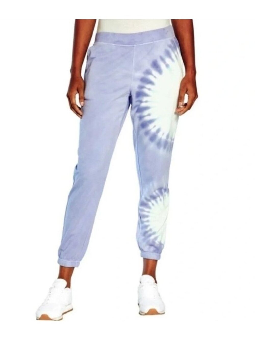 Wildfox Purple White Tie Dye Joggers Relaxed Pull on Size XS NWT